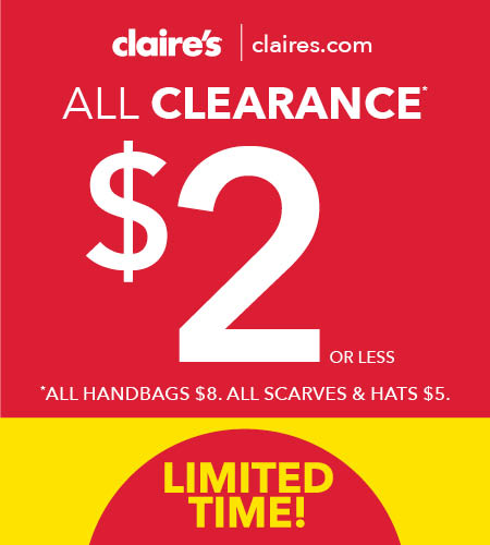 $2-$5-$8 Clearance