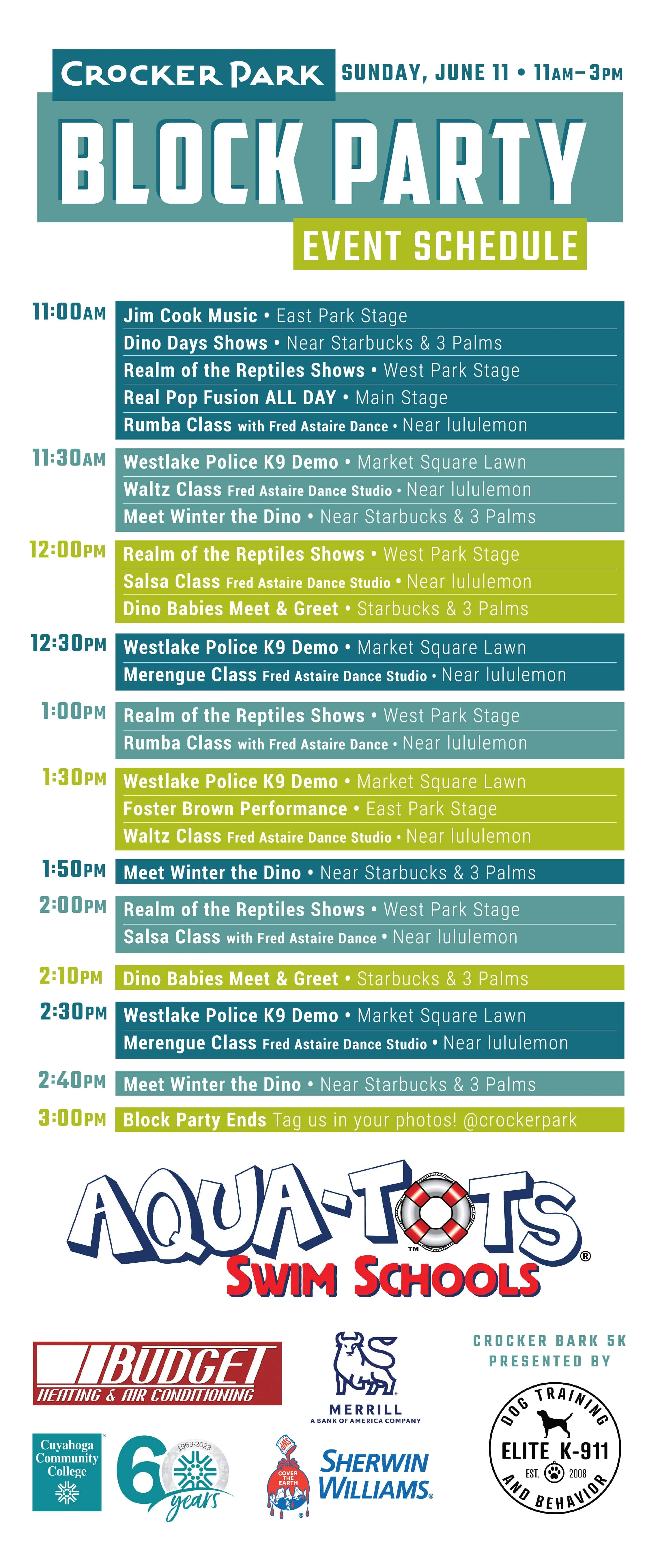 Crocker Park Block Party Schedule Crocker Park Block Party Schedule